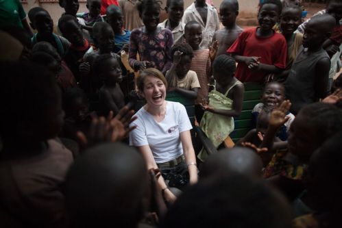 Catherine Mahony in Bangui, Central African Republic. Credit: Matthieu Alexandre/Caritas